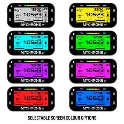AiM MyChron 6 2T with CHT under plug sensor and yellow/yellow patch lead