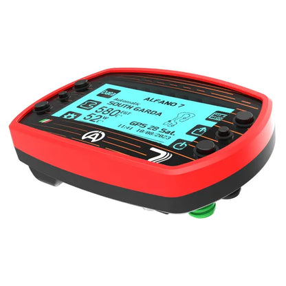 Alfano 7 1T data logger — side view showing connectors