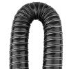 B-G Racing black silicone air ducting hose — flexible dual layer construction for brake and radiator cooling