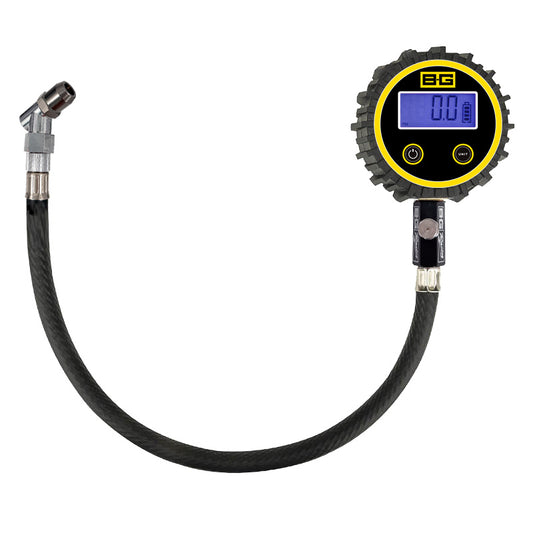 B-G Racing - 2.5 Inch Digital Tyre Pressure Gauge - 0-60 PSI / 0-4 BAR