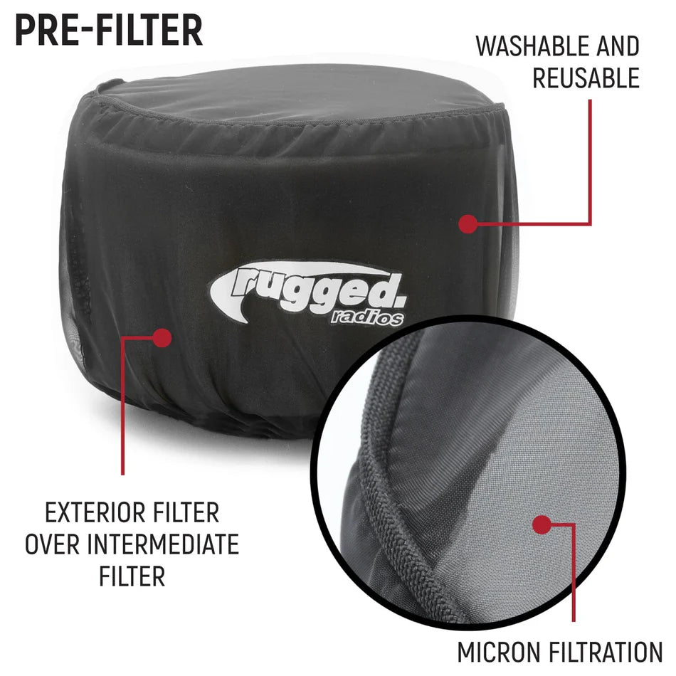 High Performance 3-Stage Filter Kit for MAC Air Helmet Pumper