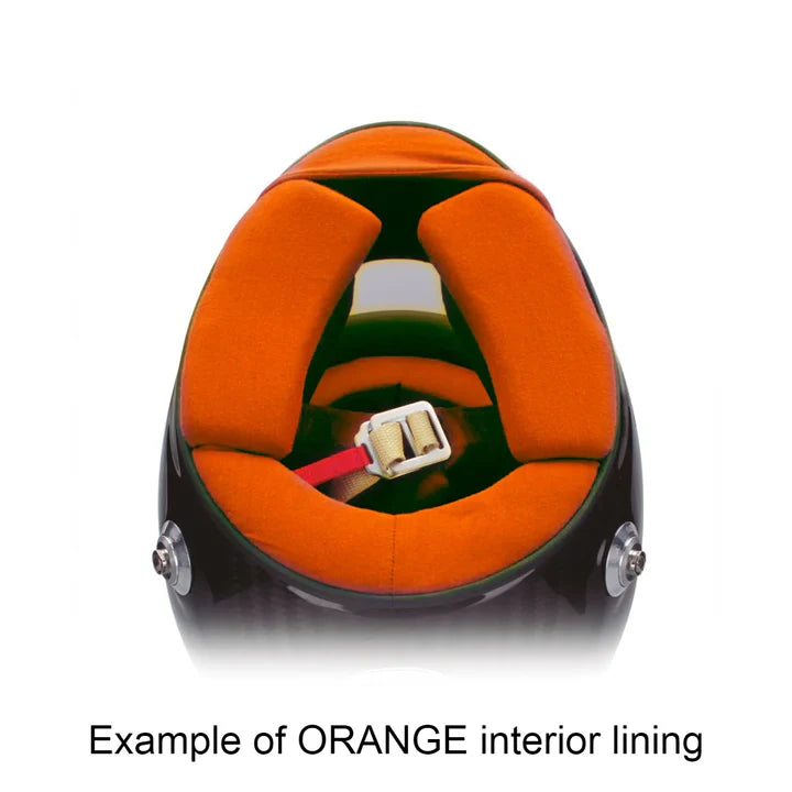 Bell helmet Orange lining