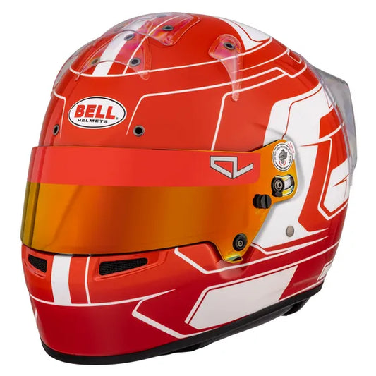 bell helmet fia KC7-CMR Champion Red Kart - FIA/Snell CMR | Free GIFT, Champion Anthracite/Red lightweight youth karting helmet based on the F1 proven HP7 design platform BELL HP77 EVO-IV Racing Helmet
