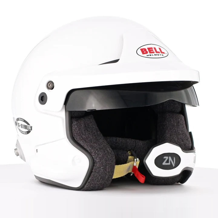 open face rally helmet 