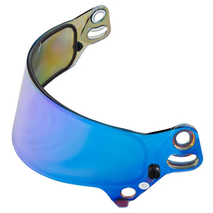 blue double layer karting visor
