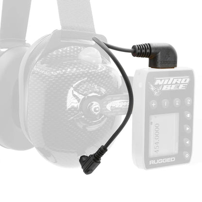 Headset to Scanner (Nitro Bee Xtreme Receiver) Straight Cord - Short