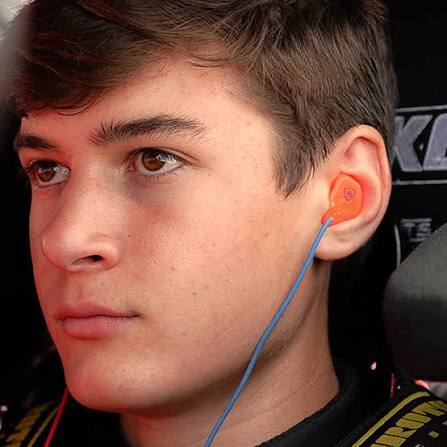 Custom-moulded motorsport race earbuds