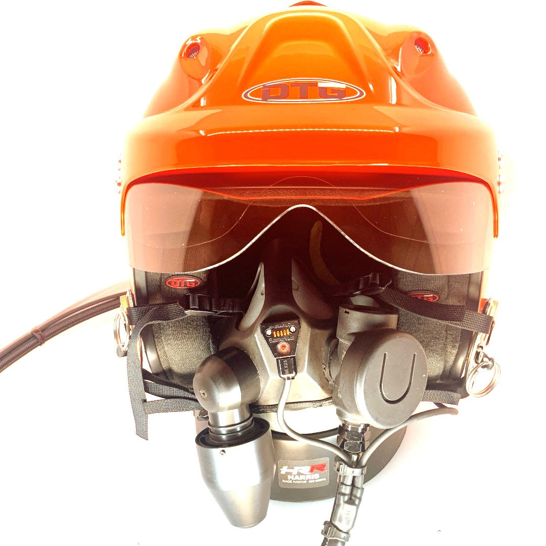 offshore racing hydroplane helmet and mask