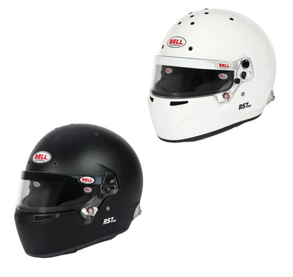 Bell RS7 Pro Helmet - Matt Black/White FIA8859-2024