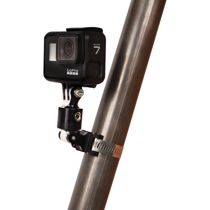 Gopro camera mount for roll cage fitting