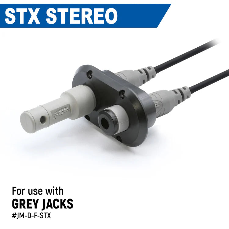 Rugged Radios Dual Headset/Helmet Nexus Jack Flush Mount