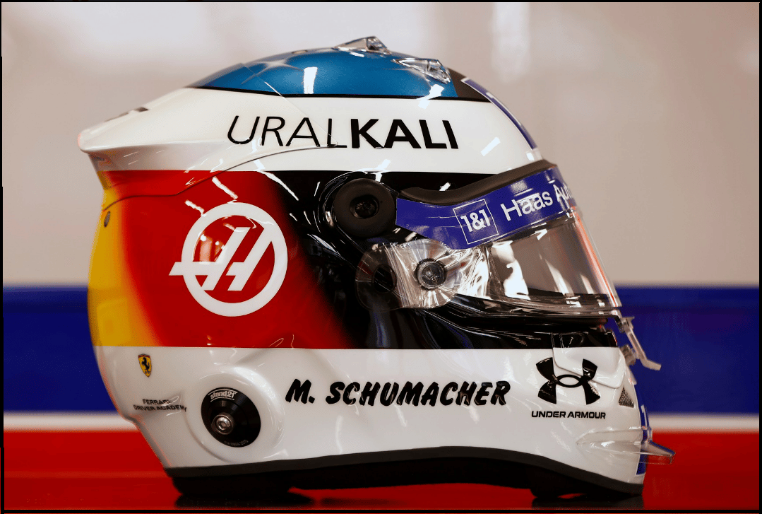 M Schumakers Schuberth helmet