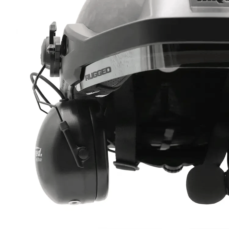 MRC Opposition Half Helmet with Rail Mounted Headset - DOT