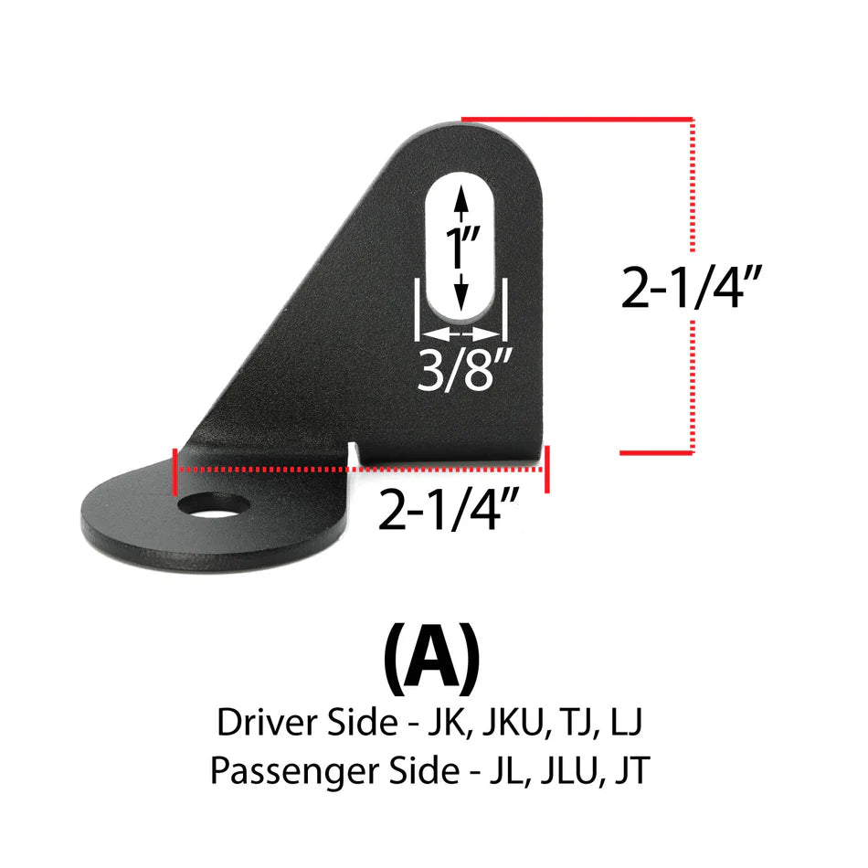 Antenna Mount for Jeep Wrangler TJ, LJ, JK, JL and Gladiator JT