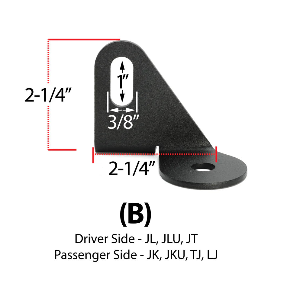 Antenna Mount for Jeep Wrangler TJ, LJ, JK, JL and Gladiator JT