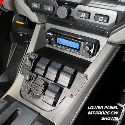 Lower Accessory Panel for 2026 Polaris RZR Pro R Ultimate with 10.4 Inch Touchscreen
