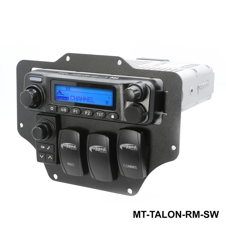 Honda Talon Mount for Radio, RM Intercom, and Switches