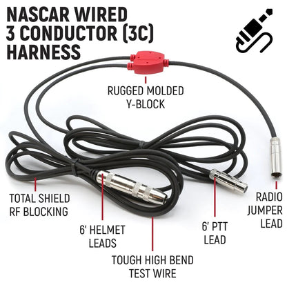 nascar radio harness
