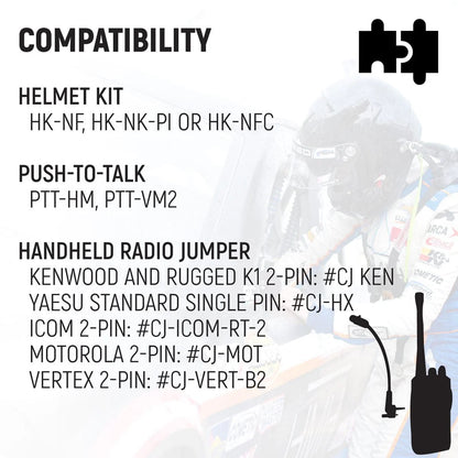 Nascar radio harness
