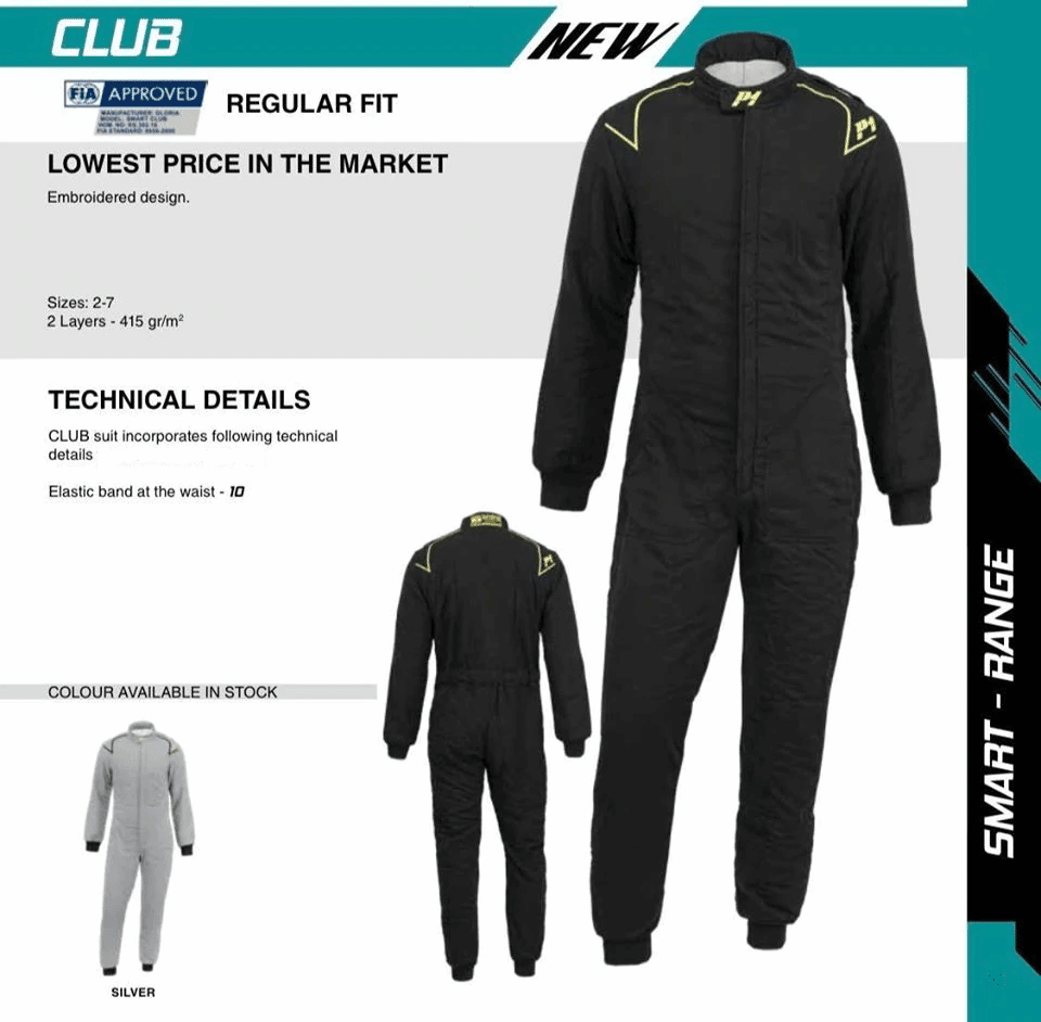 P1 Club racing suit