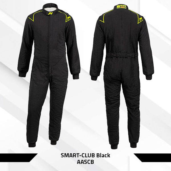 P1 club black race suit