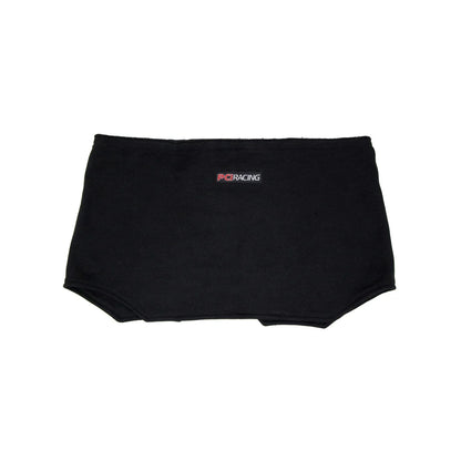 PCI Racing two-layer Nomex helmet skirt worn view