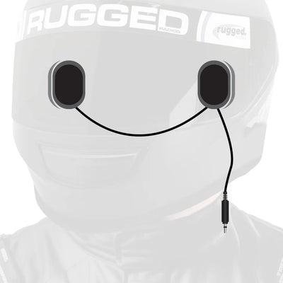 Rugged Radios PRO-POD Gel Helmet Speaker Ear Cups | 3.5mm
