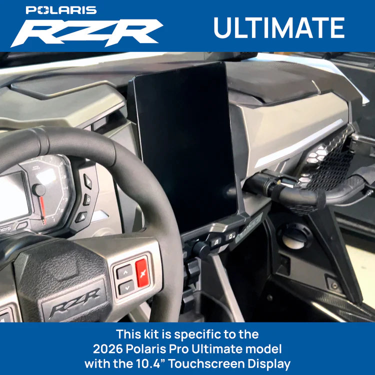 2026 Polaris RZR Pro R Ultimate – Complete Communication Kit with Bluetooth Intercom and 2-Way Radio (10.4″ Touchscreen Models Only)