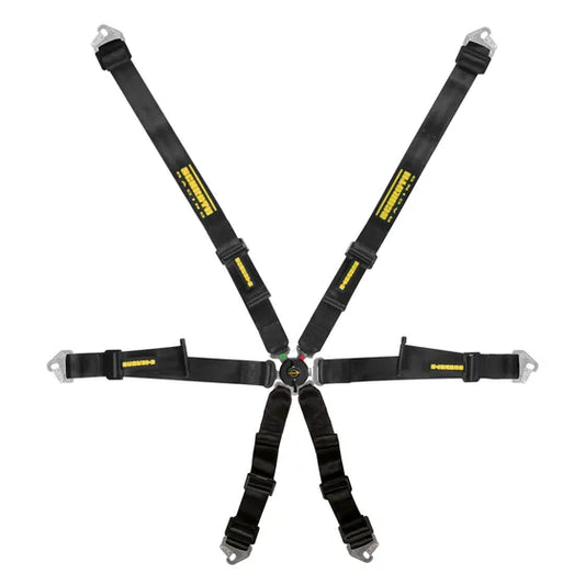 Schroth Profi Porsche 2x2 FIA 8853-2016 racing harness with HANS-specific webbing and rotary buckle