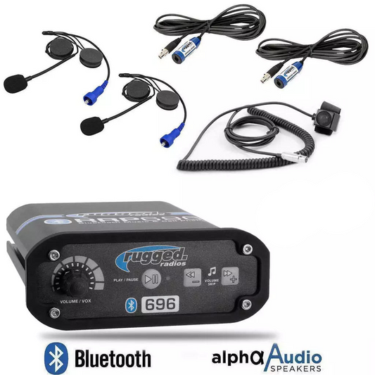 696 Kit with Helmet speaker kit