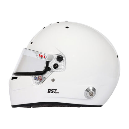 Bell RS7 Pro Helmet - Matt Black/White FIA8859-2024