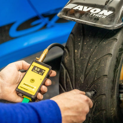 accurately digitally measure tyre temperature  
