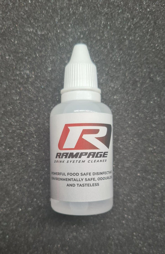 Race Car Drink system cleaning fluid