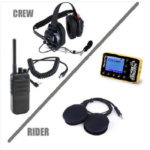 Rugged Radios Audio Pit Board Lite Training Kit MX or Karting