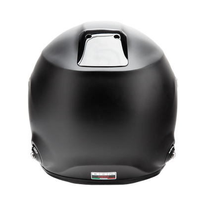 Roux by Pininfarina R1-F 2025 SA2025 helmet — close-up detail of drink system connectors, visor lock mechanism and Pininfarina script