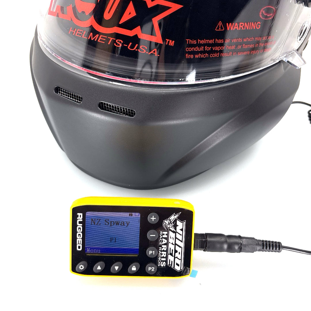 Speedway Helmet With Speakers & Oneway NZ Receiver Package