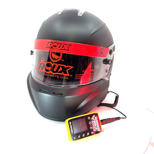 Speedway Helmet With Speakers & Oneway NZ Receiver Package