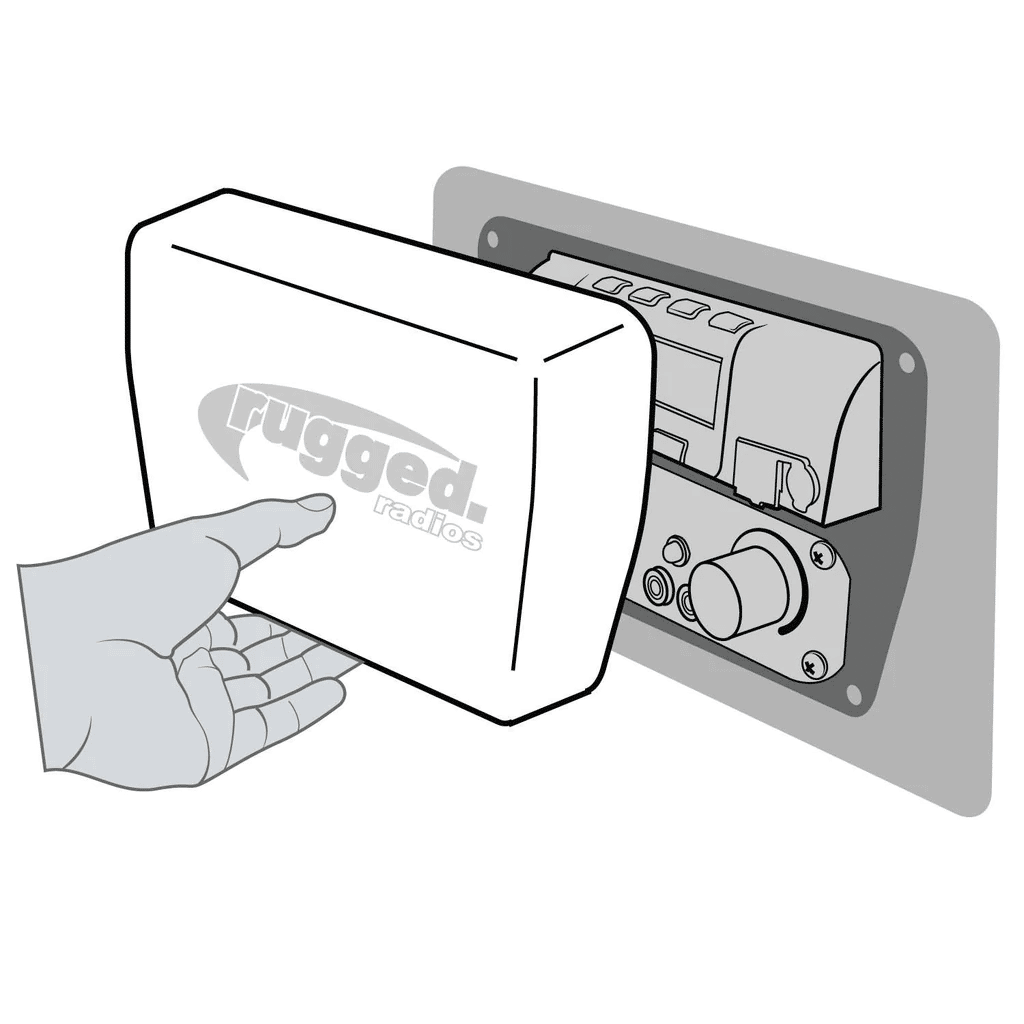 magnetic rugged radio intercom cover