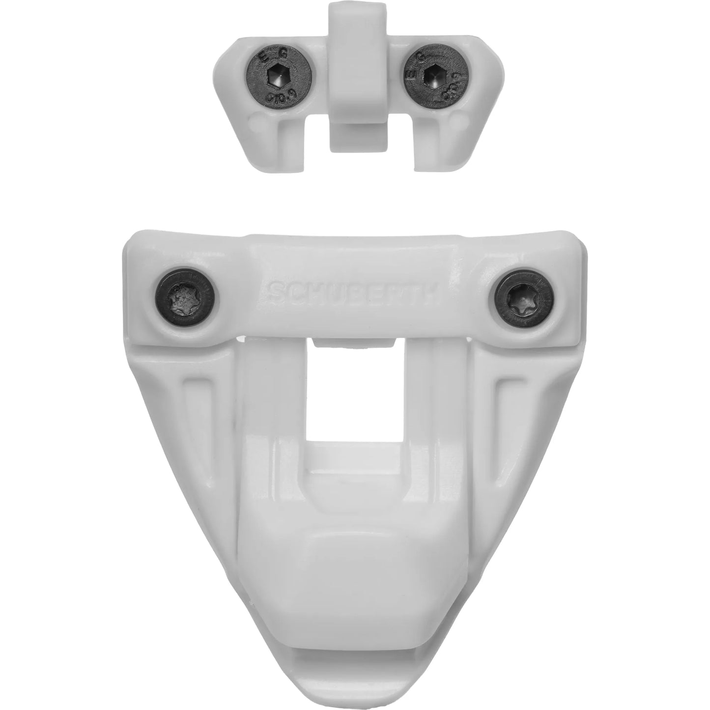 Schuberth SDL Visor Locking Mechanism — White locking cam and slider kit
