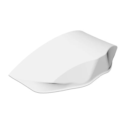 Schuberth Long Rear Spoiler — clear polycarbonate aerodynamic spoiler for SF3 ABP, SF4, SP1 and SK1 motorsport helmets