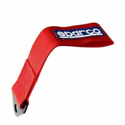 Sparco tow strap 15mm mounting hole — FIA compliant motorsport recovery strap