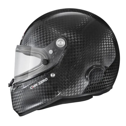 Stilo ST6 CMR Zero Carbon kart helmet — left side profile showing CMR Zero branding and clear visor