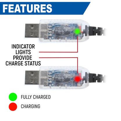 Rugged Radios USB Charging Cable for R1 - V3 - GMR2 and GMR2 PLUS Handheld Radios