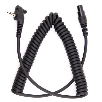 Vertex & Motorola Single-Pin Bolt-On Headset Cable | Y4 Connector | VX Series
