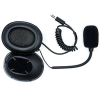 ZeroNoise Open Face Helmet Intercom Headset With Integral Ear Cups