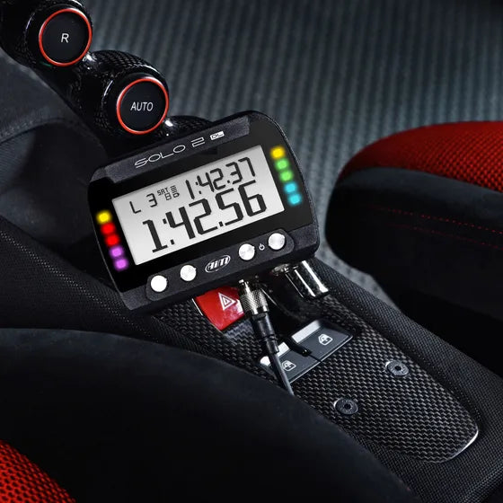 AiM Solo 2 DL OBD-II or CAN/RS232 connector — ECU data logging input | Harris Race Radios