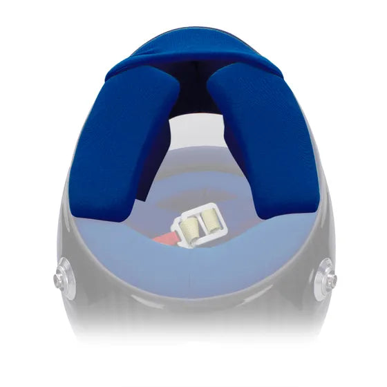 Bell helmet interior lining and cheek pads in Blue – HP7 / HP77 / RS7 Carbon replacement kit