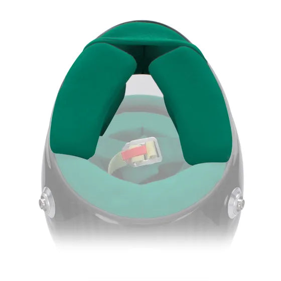 Bell helmet interior lining and cheek pads in Green – HP7 / HP77 / RS7 Carbon replacement kit