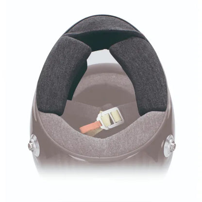 Bell HP6 and GT6 Carbon grey replacement cheek pads and chin bar cover interior kit