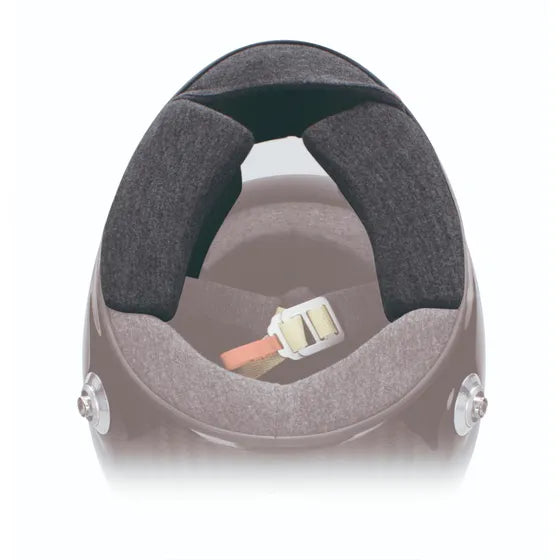 Bell helmet interior lining and cheek pads in Grey – HP7 / HP77 / RS7 Carbon replacement kit
